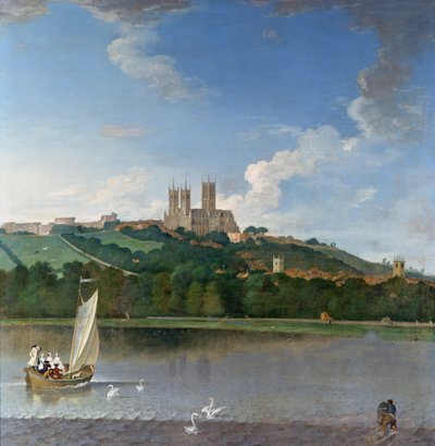 Lincoln from the Brayford Pool by Joseph Baker